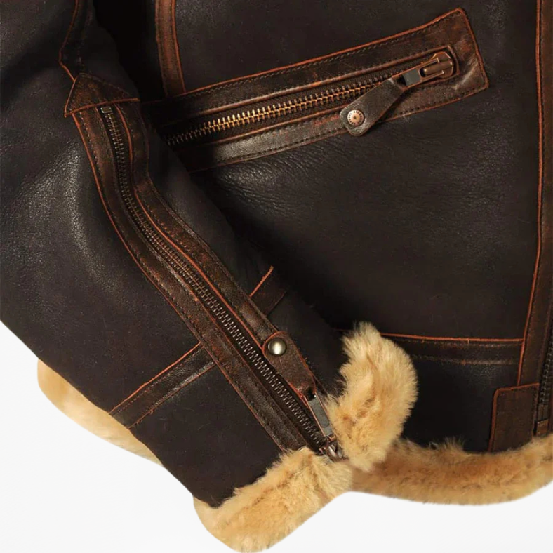 Arlo | Elegant Aviator Bomber Jacket