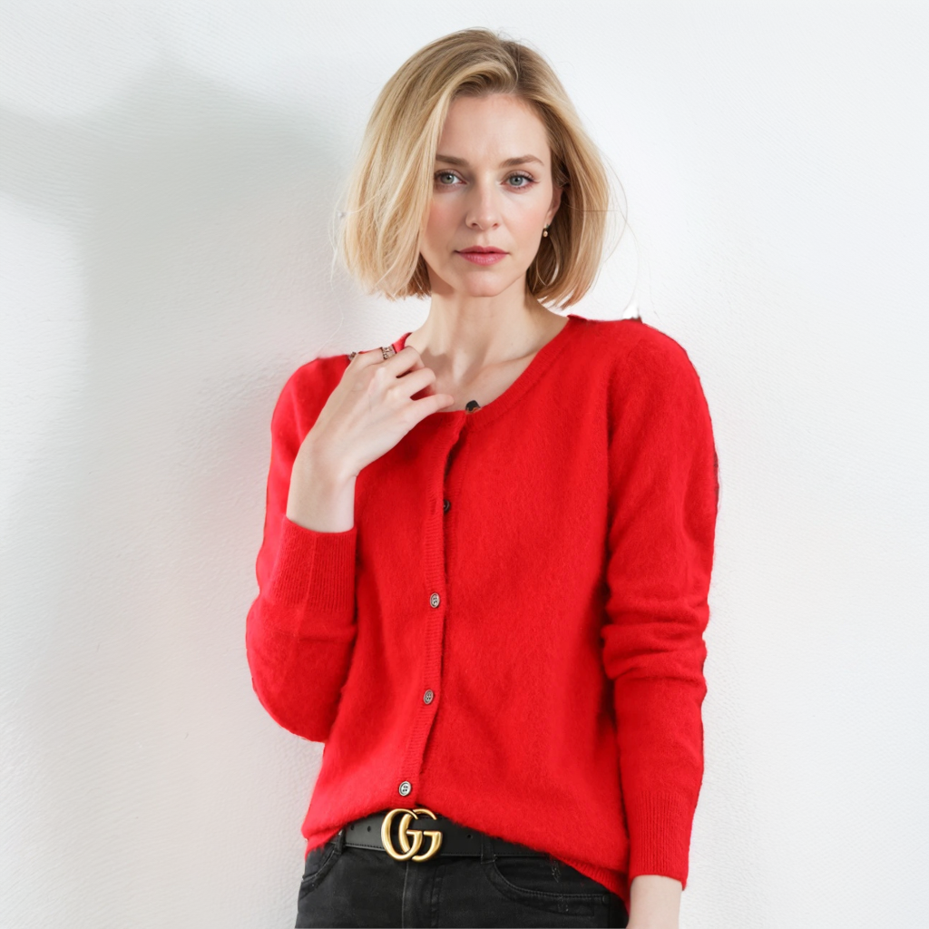Amelie | Merino Wool Cardigan