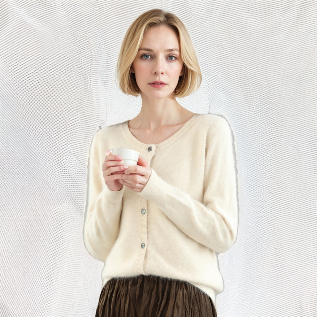 Amelie | Merino Wool Cardigan