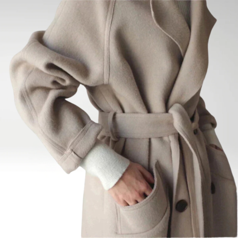 Monia | Long wool coat