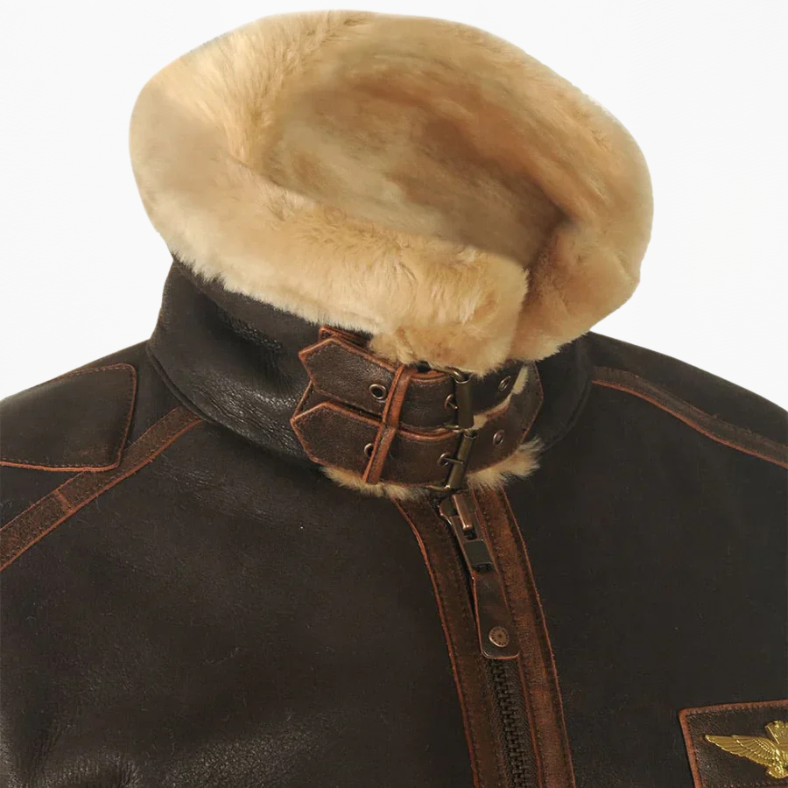Arlo | Elegant Aviator Bomber Jacket