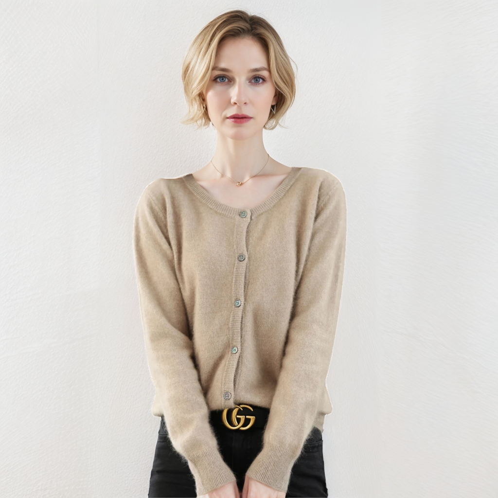 Amelie | Merino Wool Cardigan