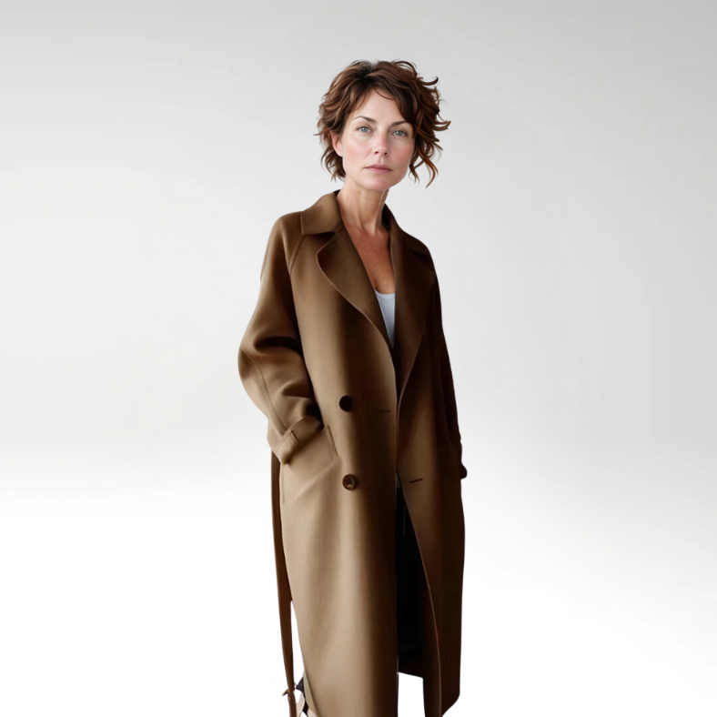 Monia | Long wool coat
