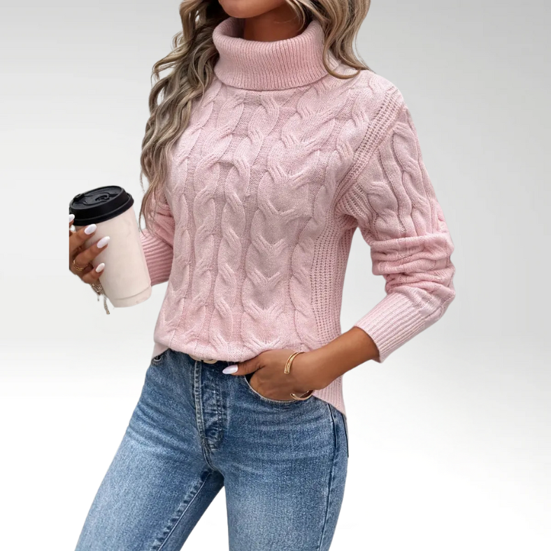 Jane | Twisted Turtleneck Sweater