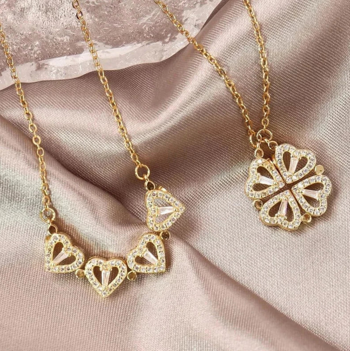 Heartfelt Luck Clover Pendant