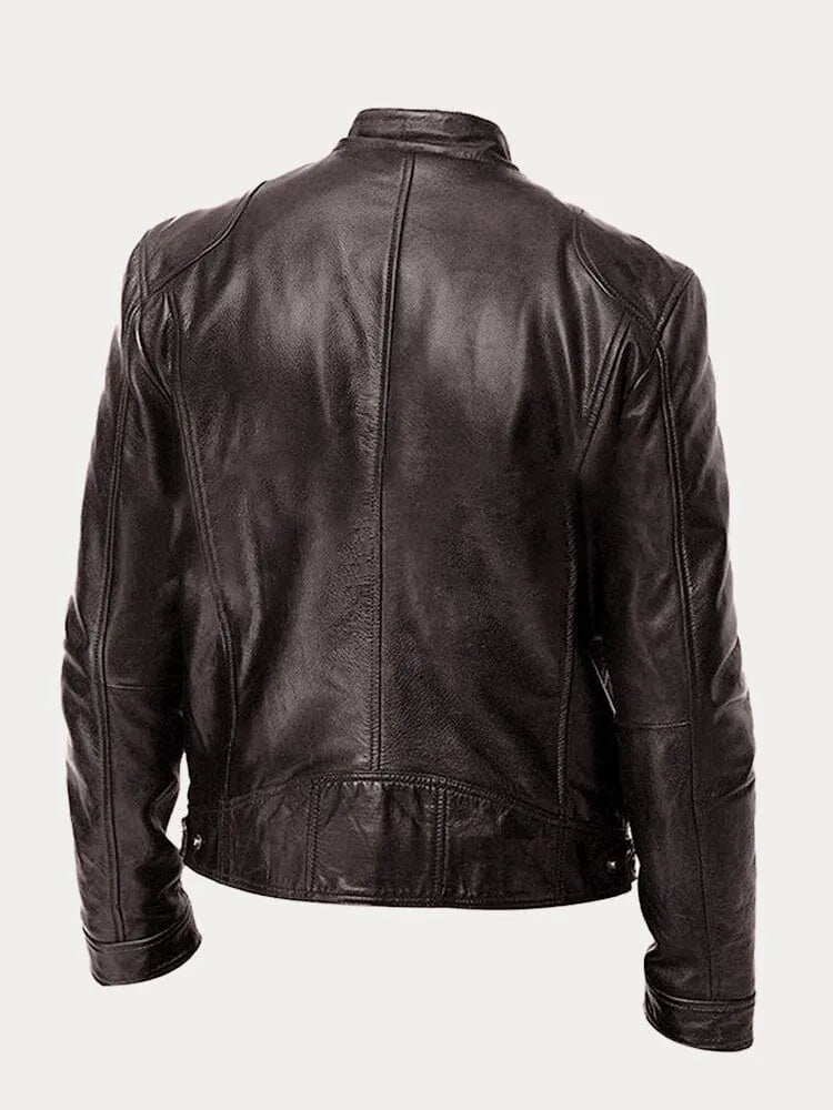 Mia | Casual leather jacket
