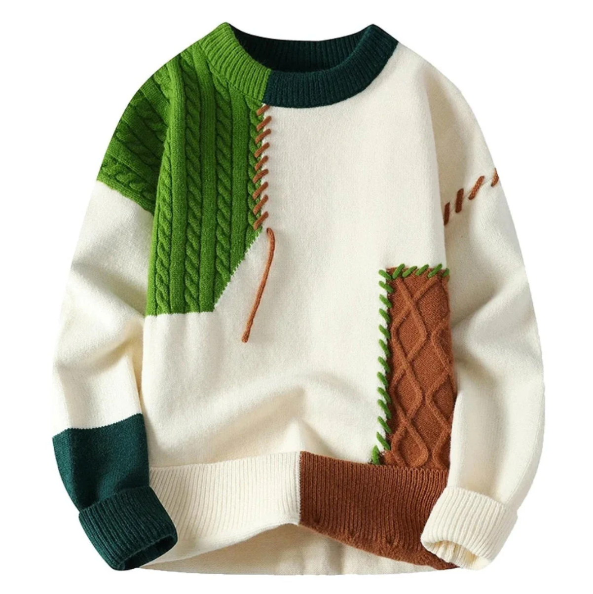 Charles | Patchwork sweater