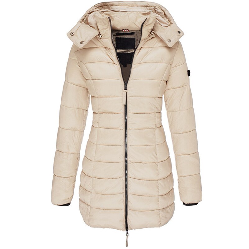 Alisa | The Best and Coziest Hooded Down Jacket with Zipper