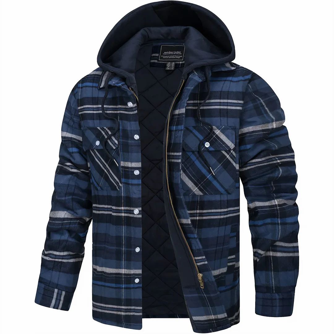 Theo | Plaid Jacket with Zipper