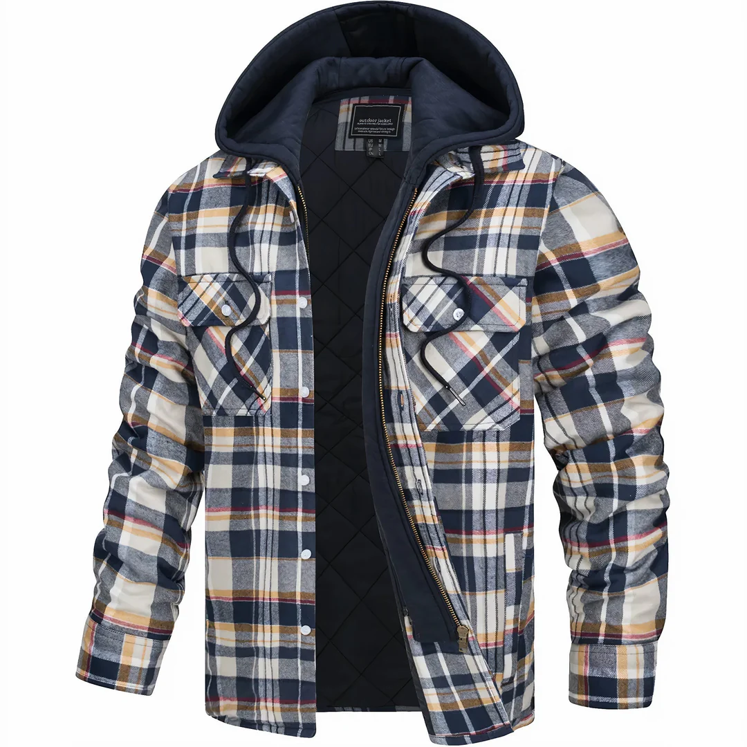 Theo | Plaid Jacket with Zipper