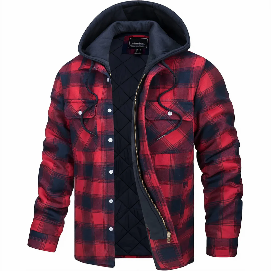 Theo | Plaid Jacket with Zipper