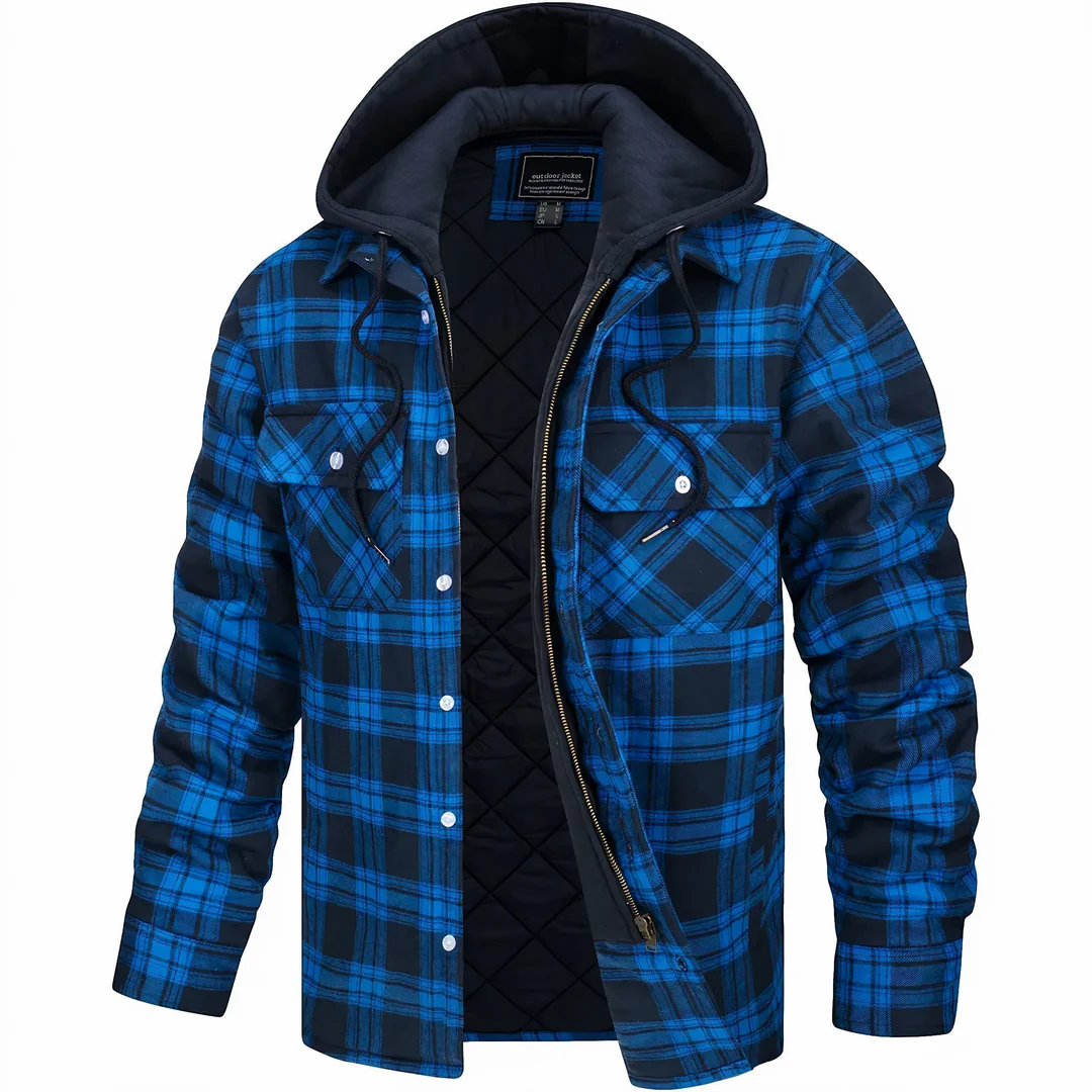 Theo | Plaid Jacket with Zipper