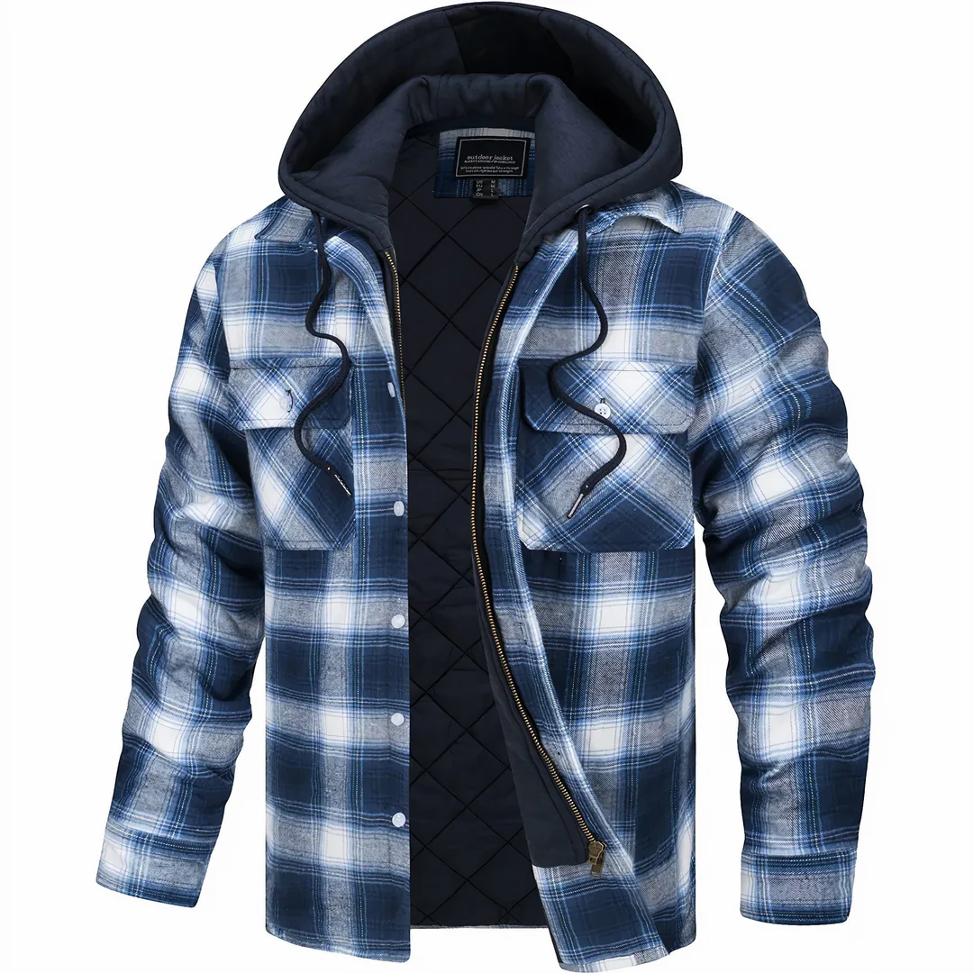 Theo | Plaid Jacket with Zipper