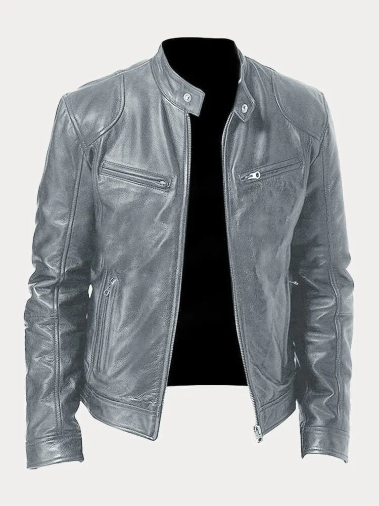 Mia | Casual leather jacket