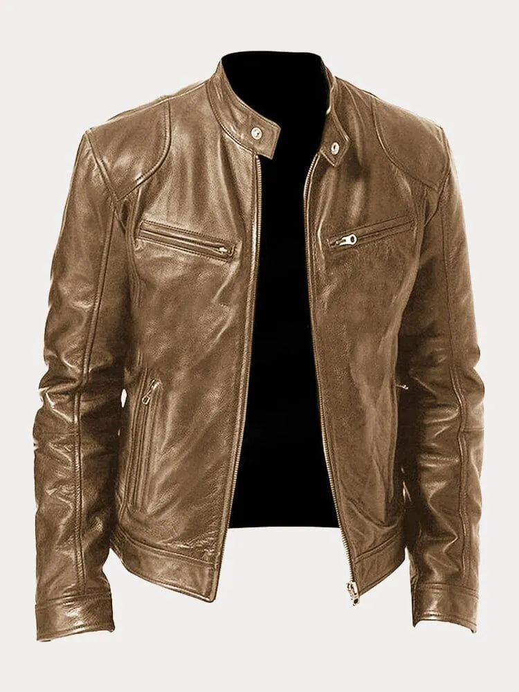 Mia | Casual leather jacket